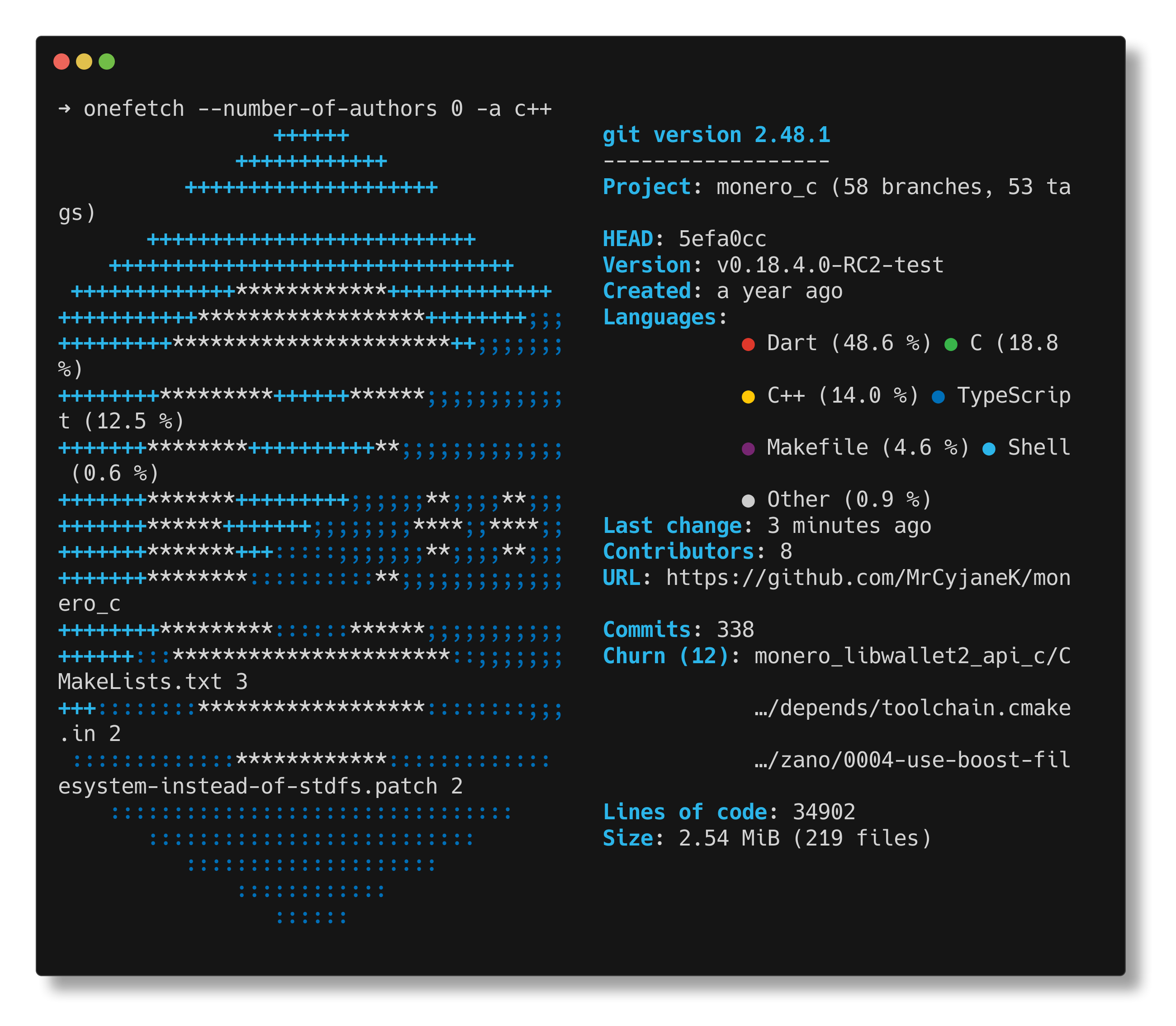 monero_c onefetch monero_c onefetch