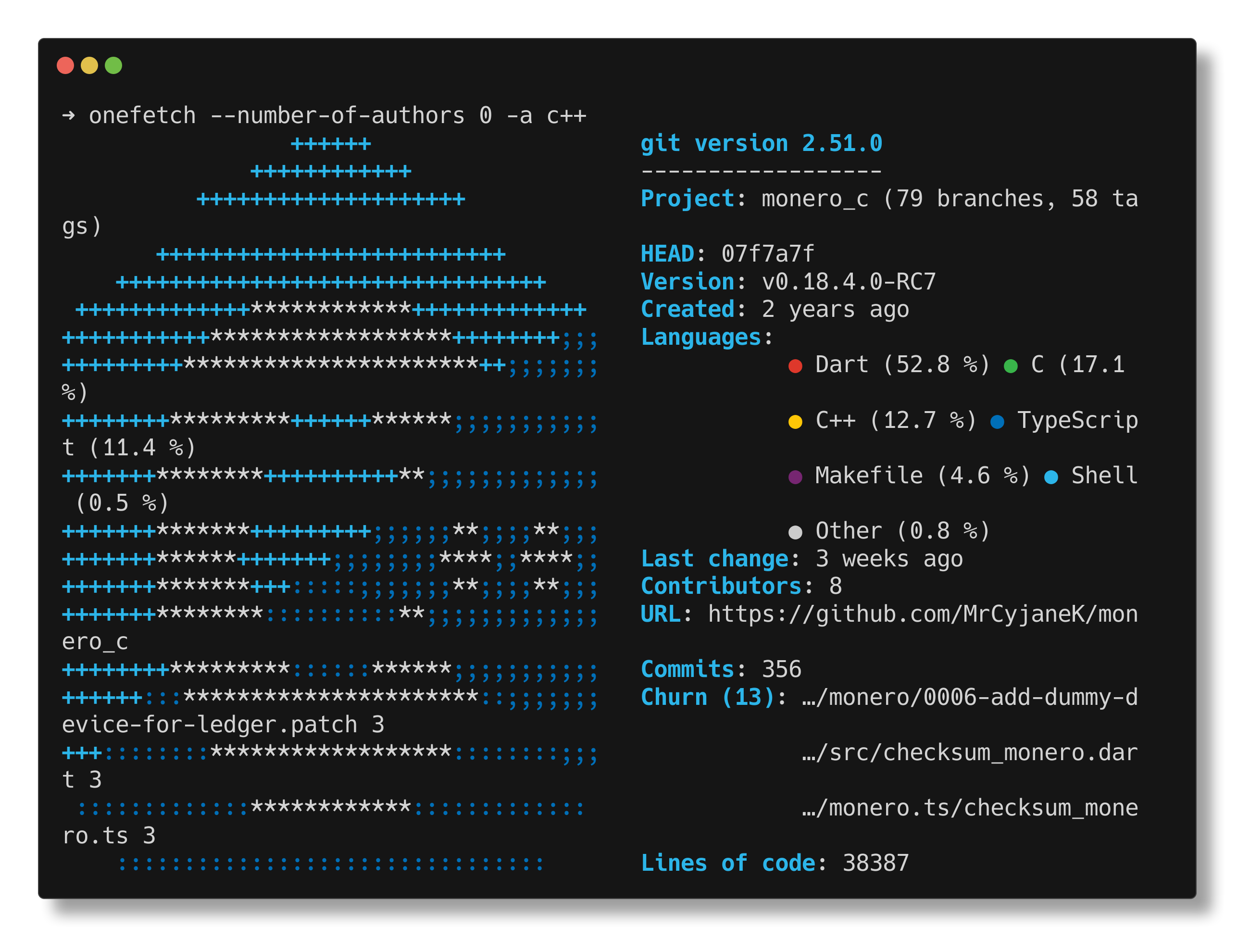 monero_c onefetch monero_c onefetch